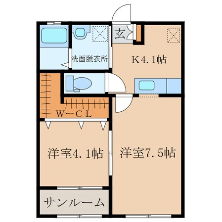 ＧＦＬ　Ⅱの物件間取画像